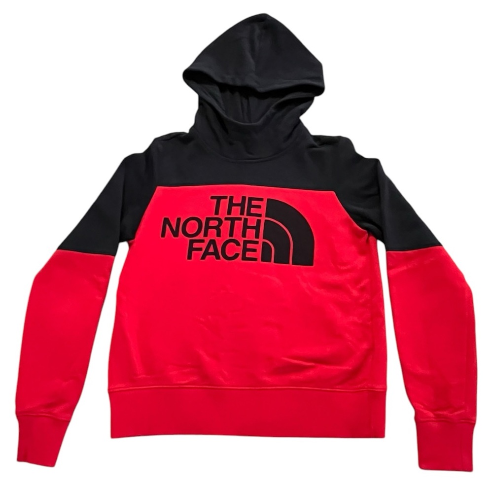 The North Face Black and Red Women's Slim Fitting Hoodie